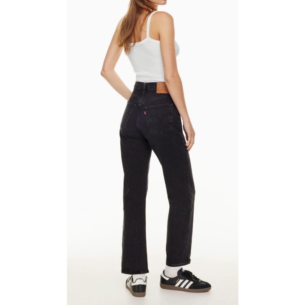Levi's Women's Dark Gray Straight Leg Jeans